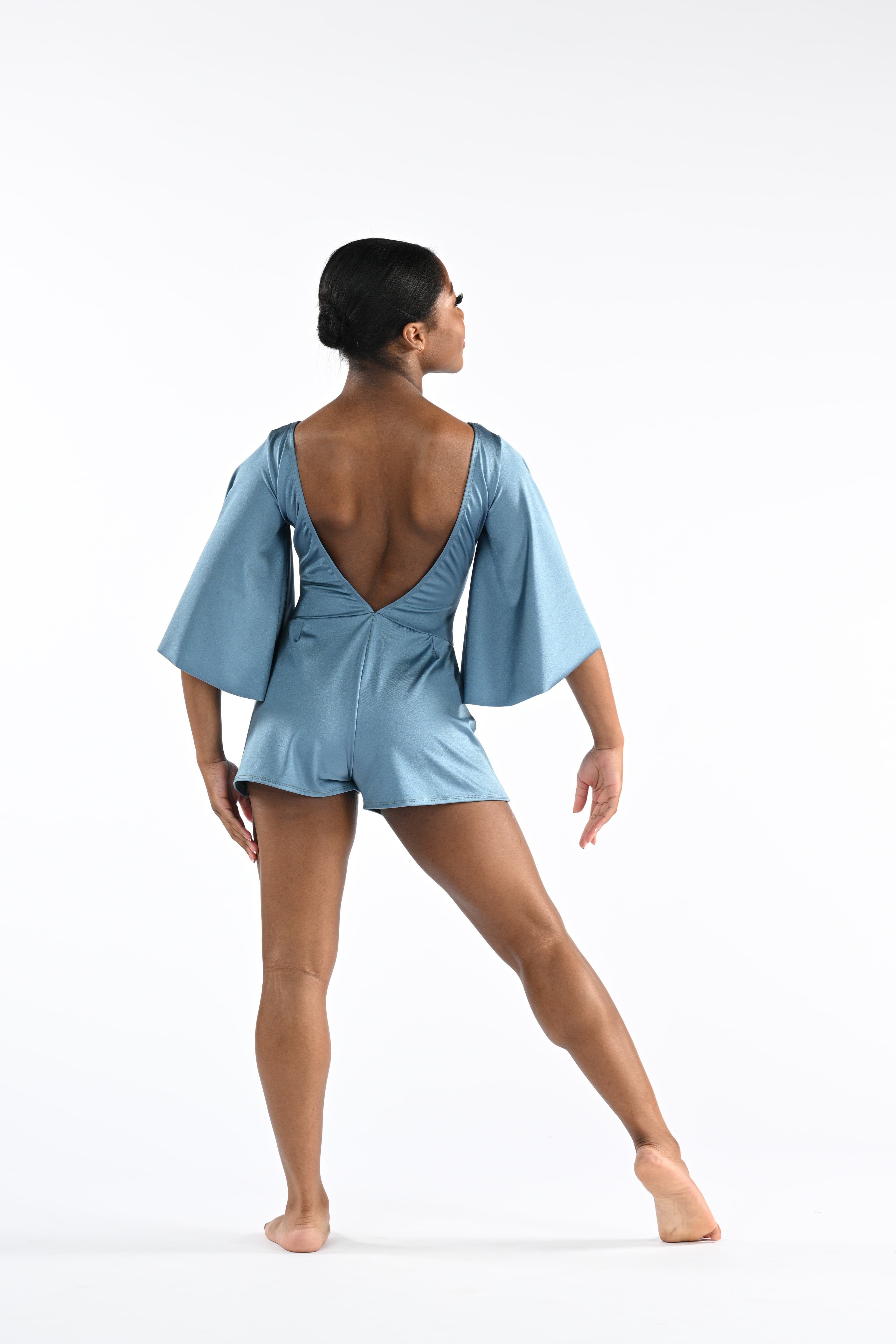 Romper with Flutter Sleeve