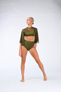Sweetheart Top with Flutter Sleeves
