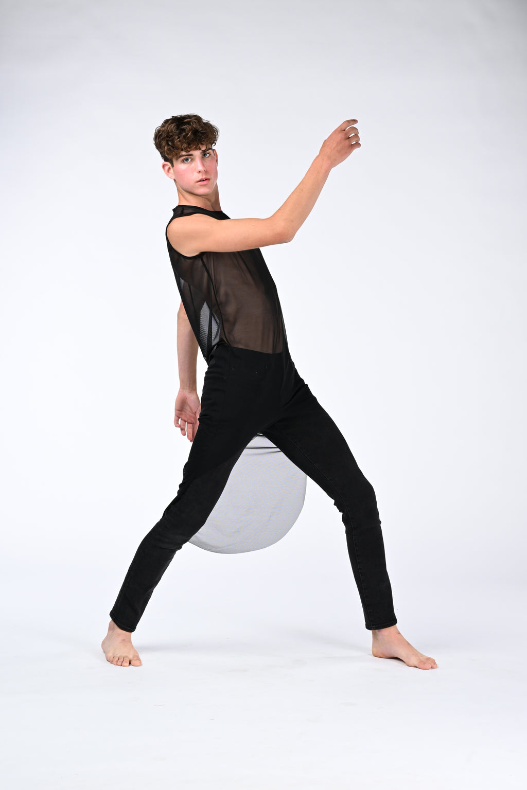 Male Mesh Hi/Lo Shirt