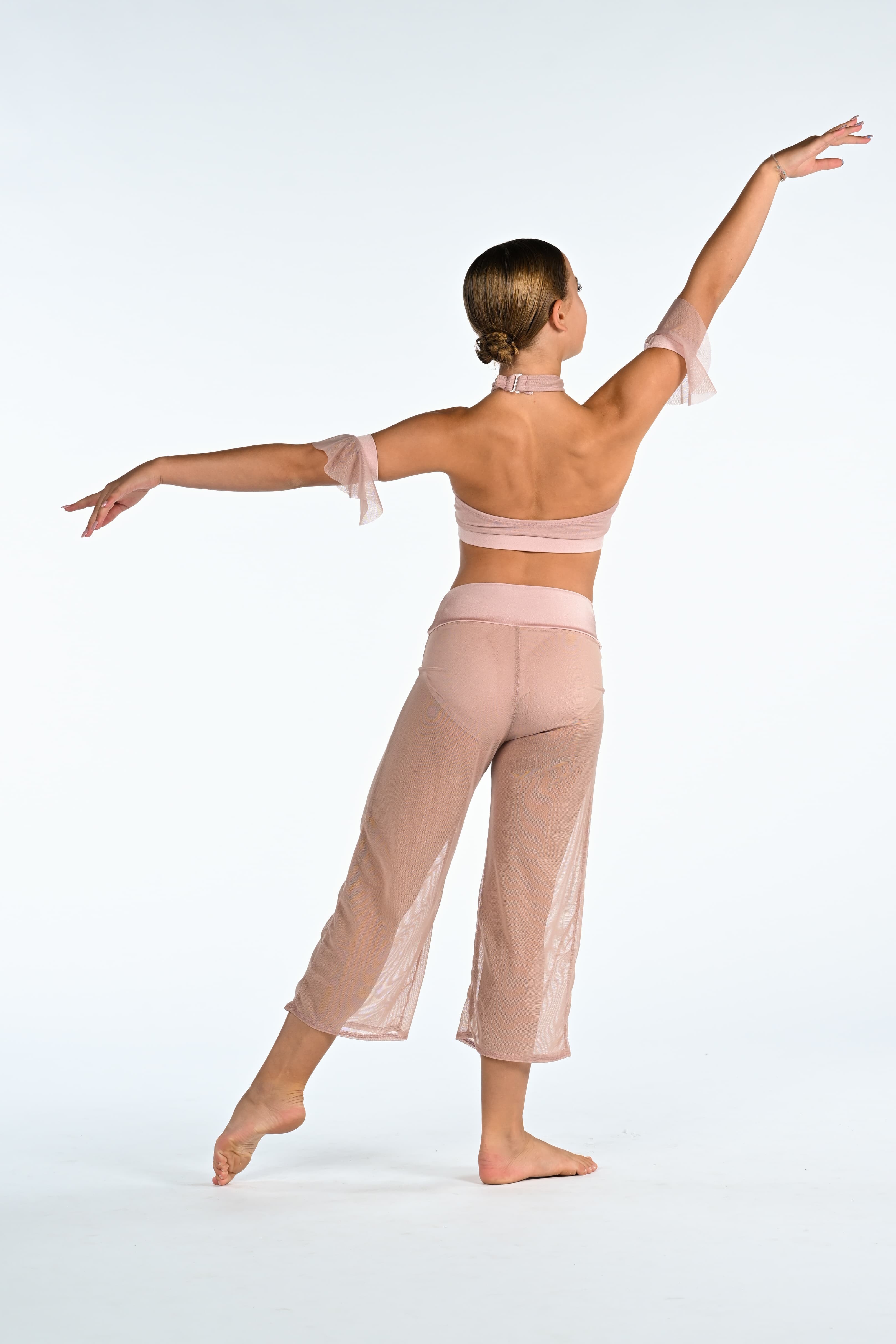 Loose Fit Crop Pant with Attached Brief