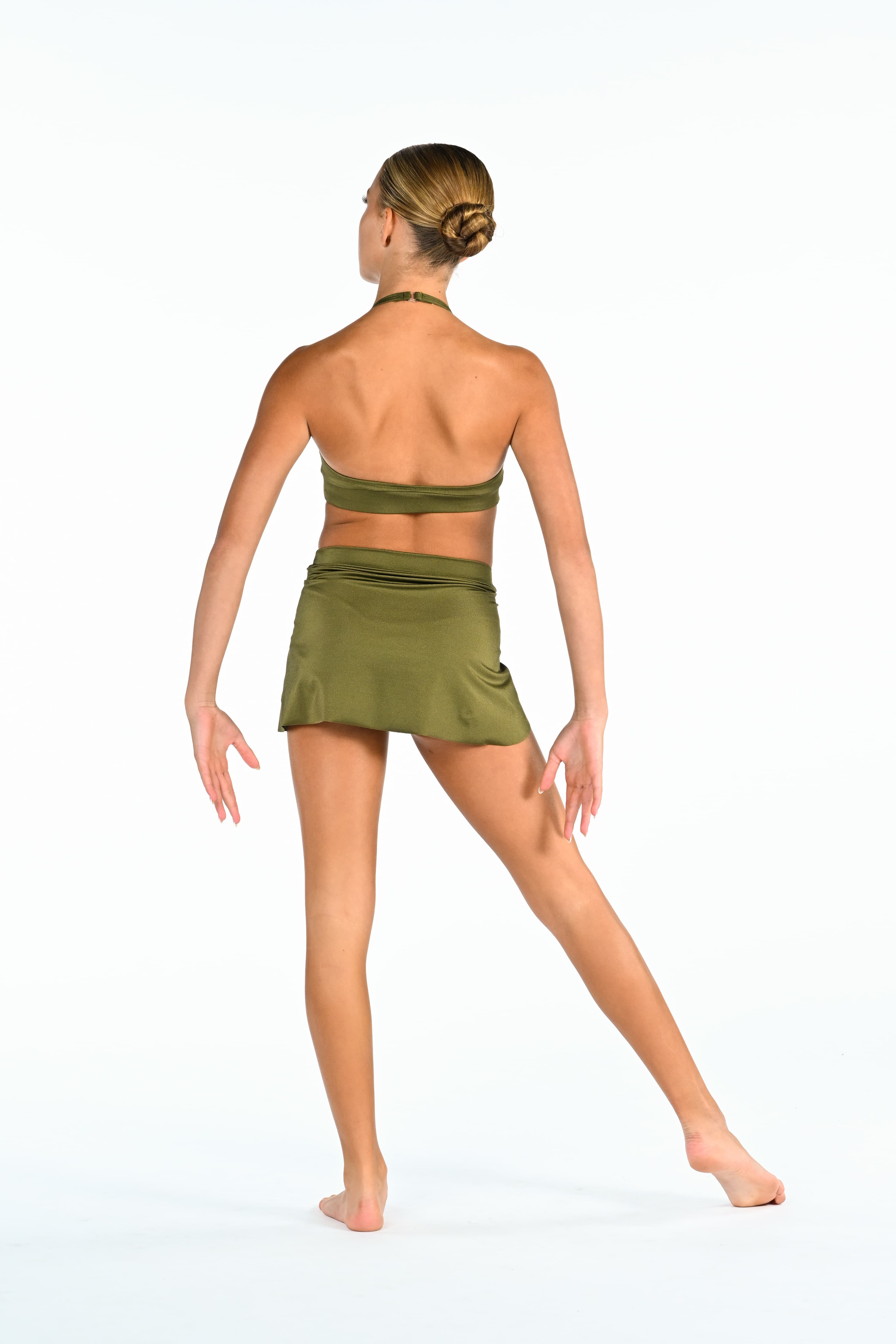 Side Wrap Skirt with attached Brief