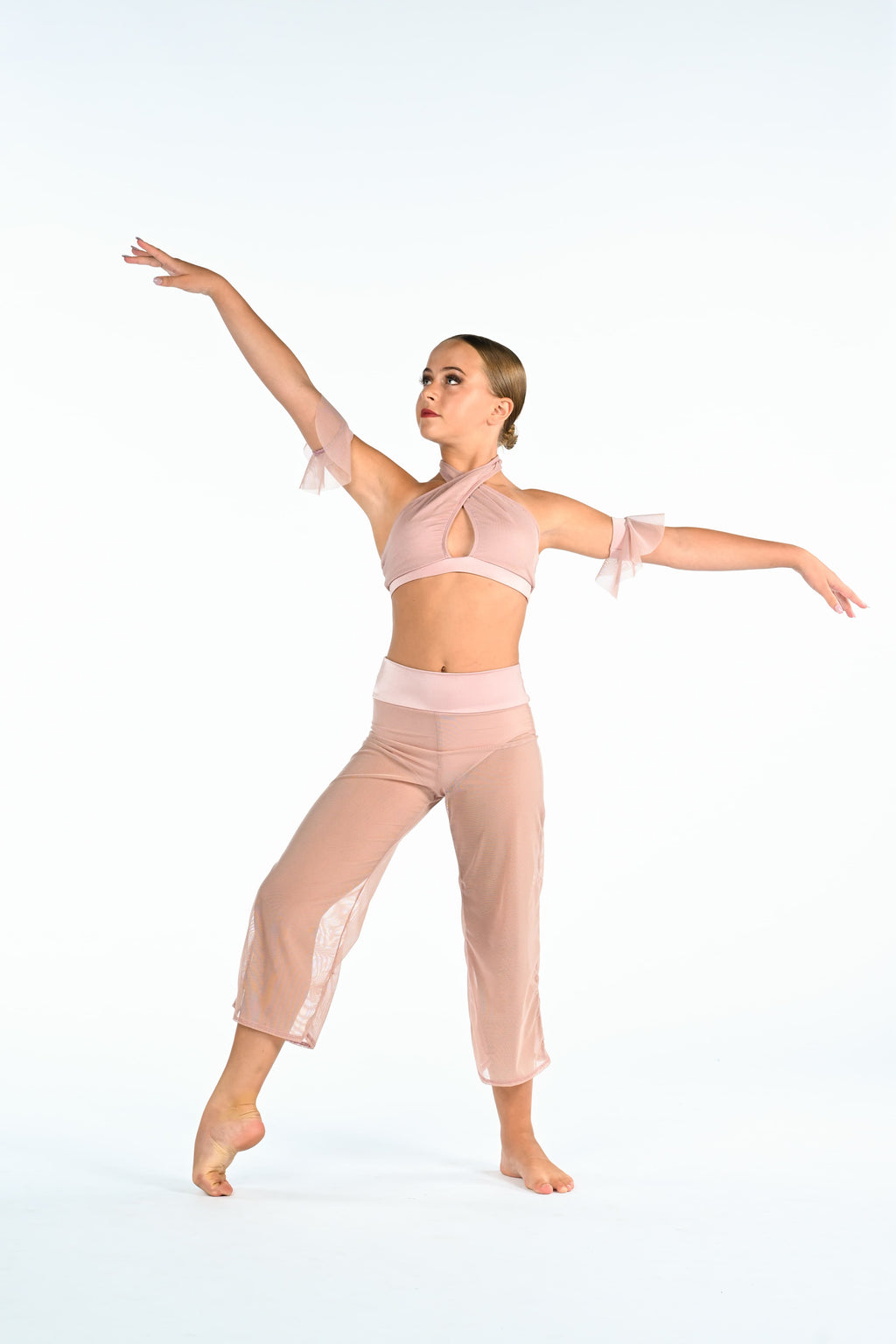 Loose Fit Crop Pant with Attached Brief