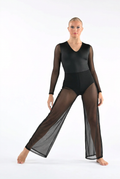 Front view with black mesh